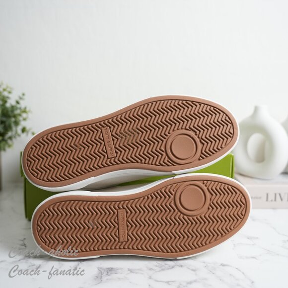 NIB Tory Burch Signature Color Block Platform Leather Sneaker Shoes in Snow Whit - Picture 8 of 10